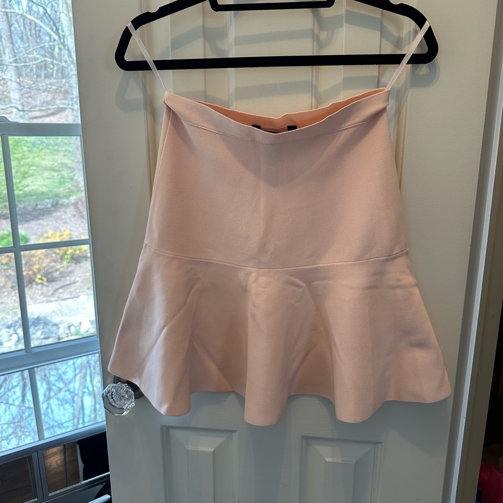 Elegant Pink Flared Skirt
